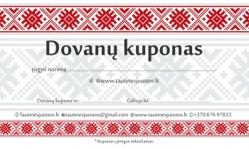 DOVANŲ KUPONAS